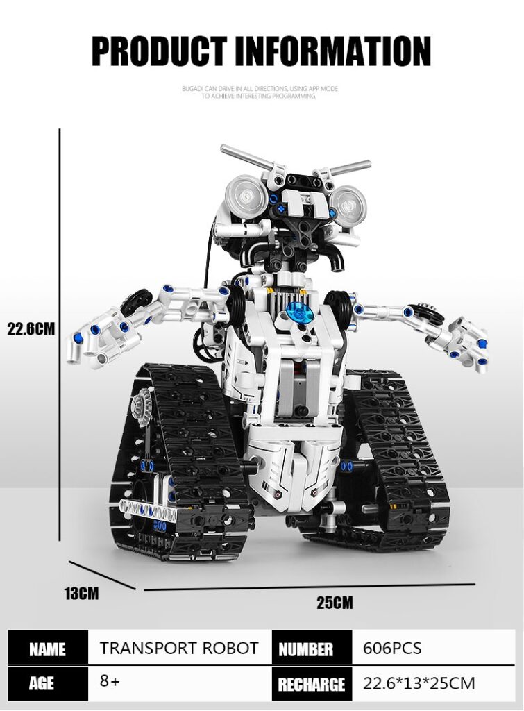 MOULD KING 15046 Remote Control Transbot Robot 3 In 1 Model 5 - Mould King Mall