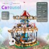 MOULD KING Building Blocks Creative The MKingLand Carousel Playground Model Assembly Bricks Toys For Kids Christmas 1 - Mould King Mall