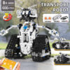 MOULD KING High Tech Building Block APP Remote Control Transbot Robot 3 In 1 Model Assembly 4 - Mould King Mall