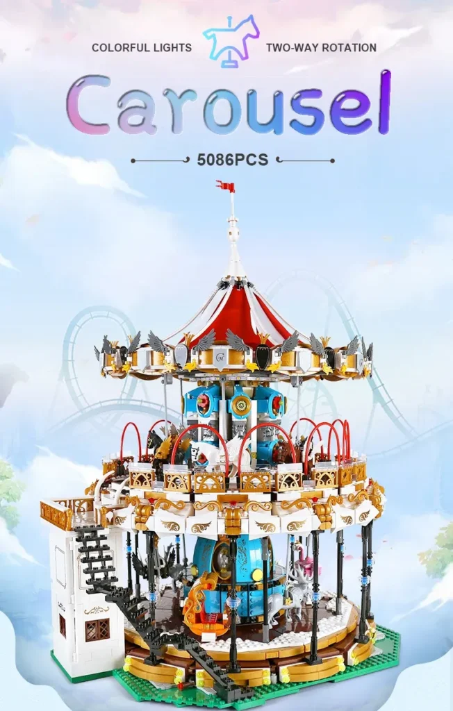 Mould King 11011 MKing Land Carousel 1 - Mould King Mall