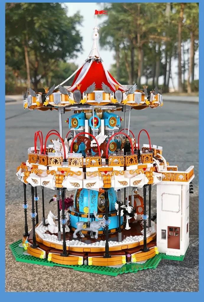 Mould King 11011 MKing Land Carousel 4 - Mould King Mall