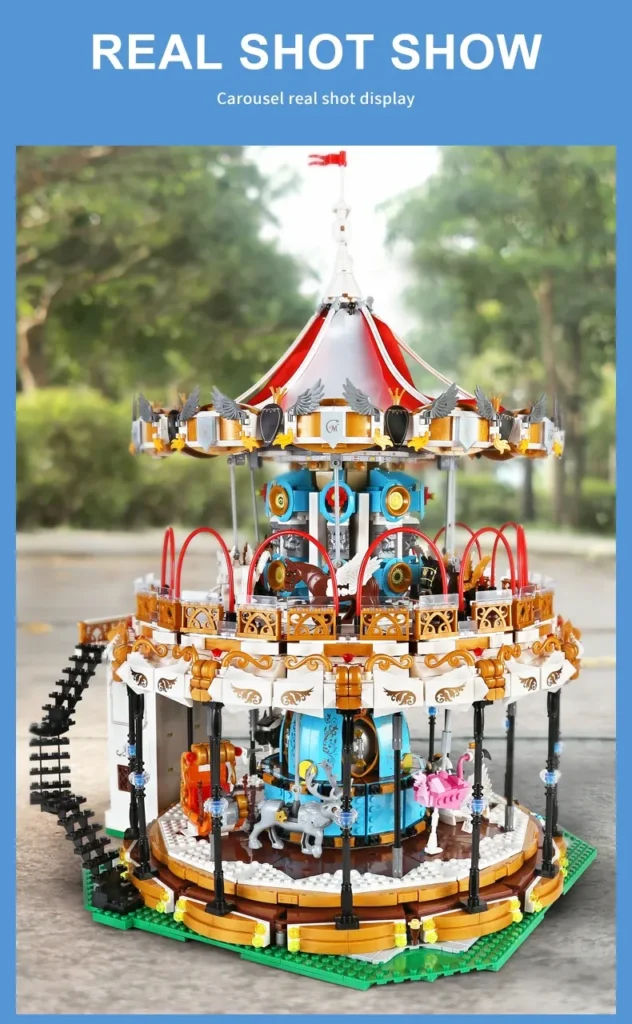 Mould King 11011 MKing Land Carousel - Mould King Mall