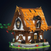 Mould King 16054 Midage World Log Cabin 1 - Mould King Mall