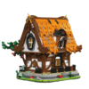 Mould King 16054 Midage World Log Cabin 2 - Mould King Mall